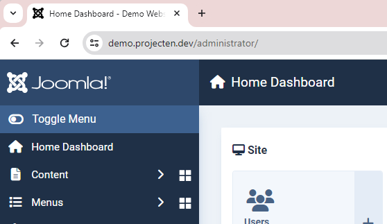 Default  Joomla Administrator Favicon